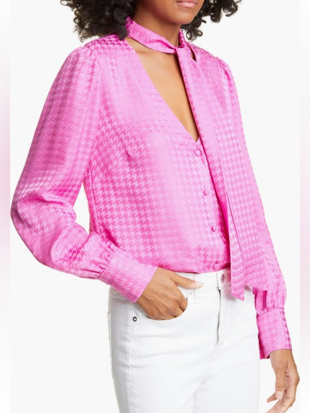 Veronica Beard Nicky tie neck blouse Size 2